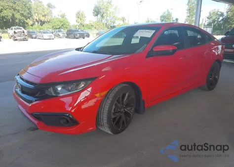 2020 Honda Civic Sport z USA, uszkodzony, nr VIN 2HGFC2F89LH591361